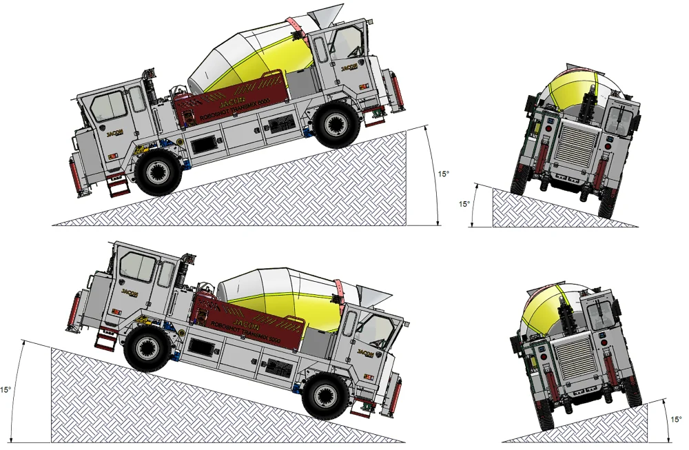 TMX6DC Transmix 6000 Jacon Underground Concrete Mixer