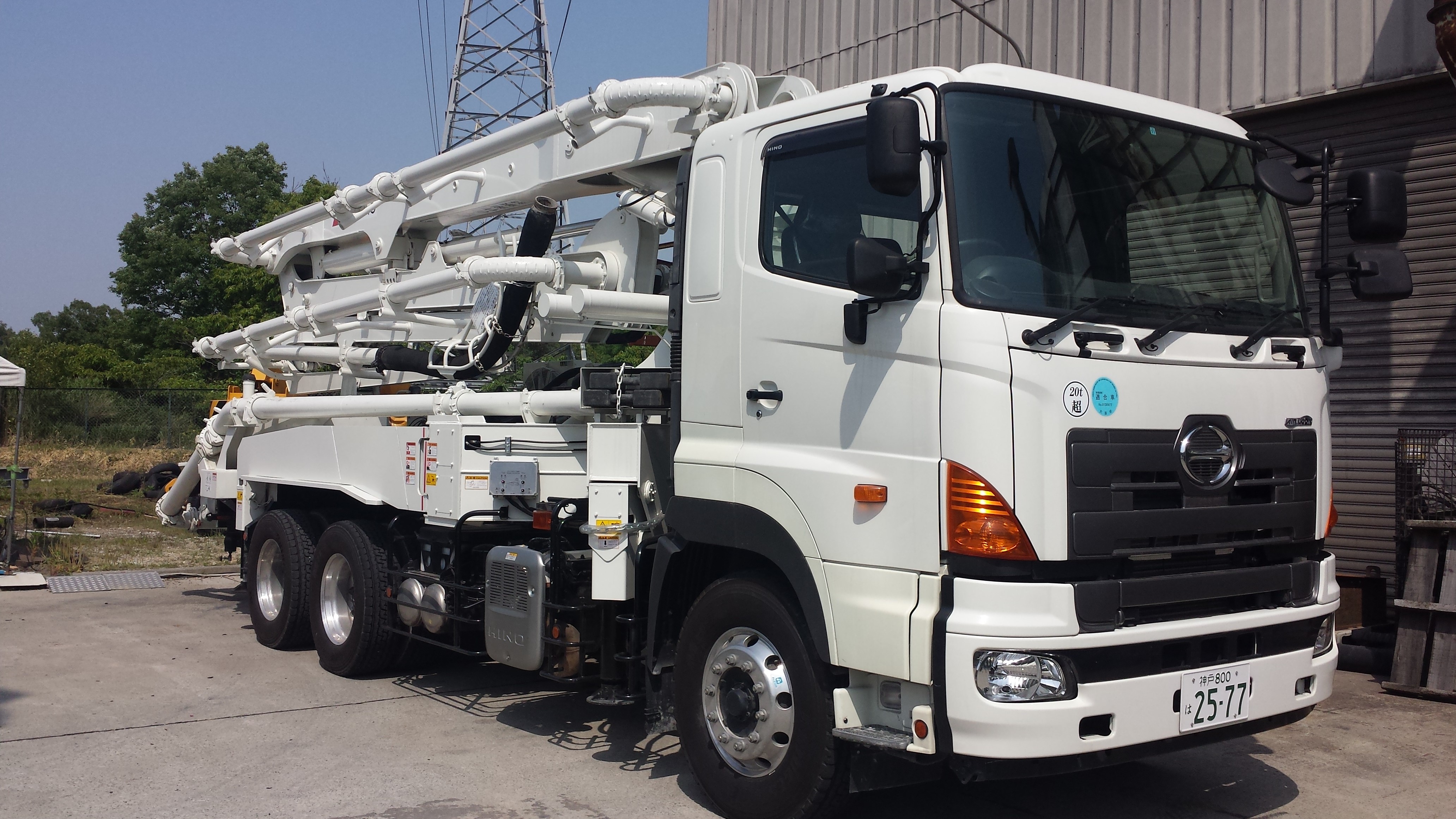 PY120-26 Kyokuto Concrete Boom Pump